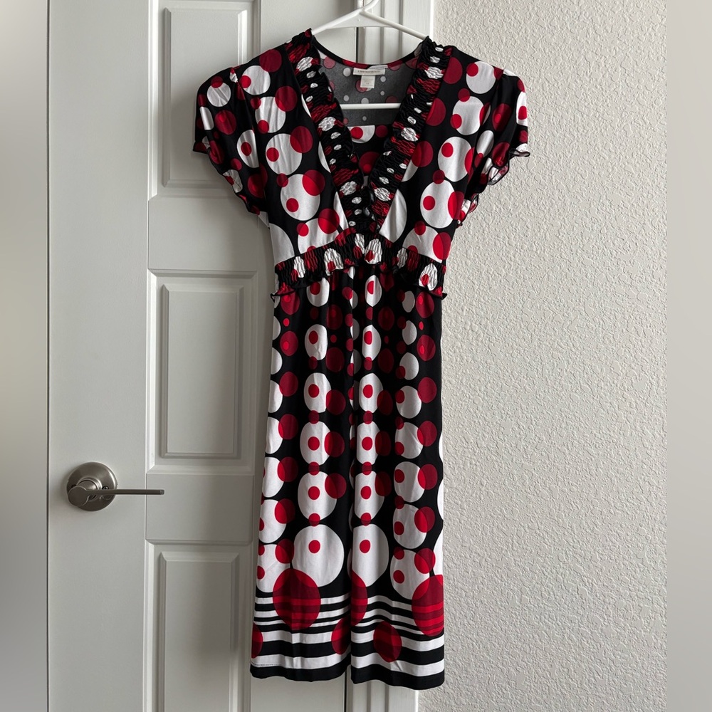 (Vintage Y2K) Limited Too polka-dot and striped dress (size 16 girls)